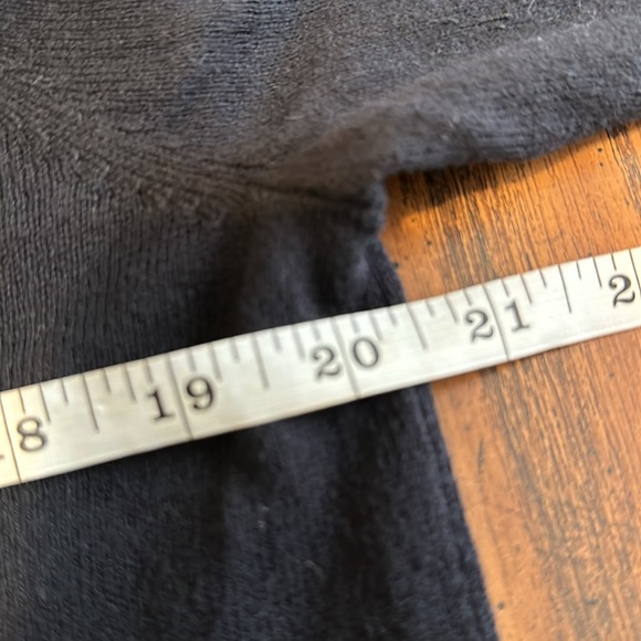Nordstrom Cashmere Cotton Blend Men’s Black V-Neck Sweater Size Small - Picture 5 of 5